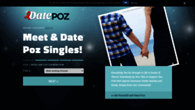 What Datepoz.com website looked like in 2020 (3 years ago)