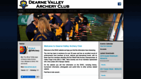 What Dvac-archery.org.uk website looked like in 2020 (3 years ago)