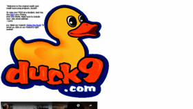 What Duck9.com website looked like in 2020 (3 years ago)