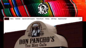 What Donpanchostexmexcafe.com website looked like in 2020 (3 years ago)