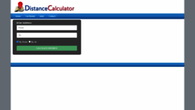 What Distancecalculator.co.za website looked like in 2020 (3 years ago)