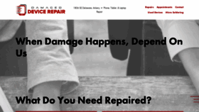 What Damageddevicerepair.com website looked like in 2020 (3 years ago)
