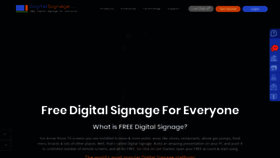 What Digitalsignage.com website looked like in 2020 (3 years ago)