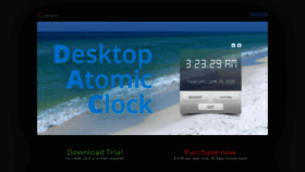 What Desktop-atomic-clock.com website looked like in 2020 (3 years ago)