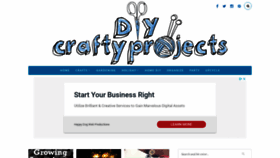 What Diycraftyprojects.com website looked like in 2020 (3 years ago)