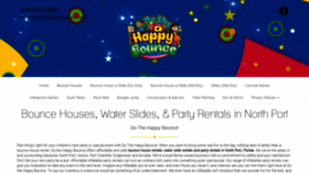 What Dothehappybounce.com website looked like in 2020 (3 years ago)