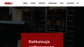 What Deko.fi website looked like in 2020 (3 years ago)