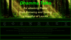 What Dhammatalks.net website looked like in 2020 (3 years ago)