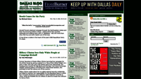 What Dallasblog.com website looked like in 2020 (3 years ago)