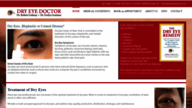 What Dryeyedoctor.com website looked like in 2020 (3 years ago)