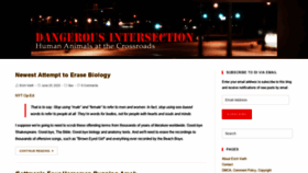 What Dangerousintersection.org website looked like in 2020 (3 years ago)