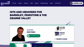What Dearnefm.co.uk website looked like in 2020 (3 years ago)