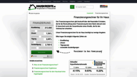 What Darlehensrechner.net website looked like in 2020 (3 years ago)
