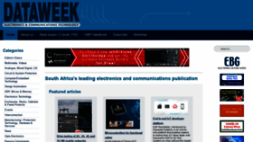 What Dataweek.co.za website looked like in 2020 (3 years ago)