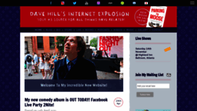 What Davehillonline.com website looked like in 2020 (3 years ago)
