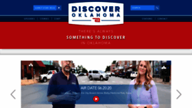 What Discoveroklahomatv.com website looked like in 2020 (3 years ago)