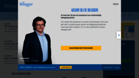 What Debelegger.be website looked like in 2020 (3 years ago)