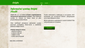 What Delphi.sk website looked like in 2020 (3 years ago)