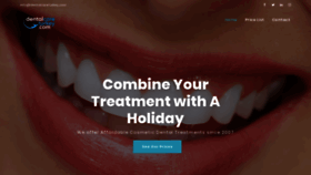 What Dentalcareturkey.com website looked like in 2020 (3 years ago)