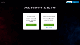 What Design-decor-staging.com website looked like in 2020 (3 years ago)