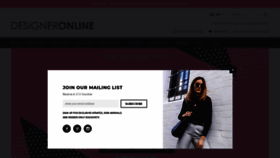 What Designeronline.com.au website looked like in 2020 (3 years ago)