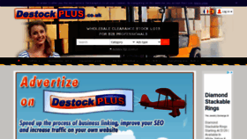What Destockplus.co.uk website looked like in 2020 (3 years ago)