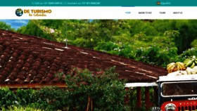 What Deturismoporcolombia.com website looked like in 2020 (3 years ago)