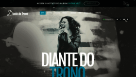 What Diantedotrono.com.br website looked like in 2020 (3 years ago)