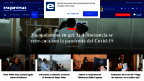 What Diario-expreso.com website looked like in 2020 (3 years ago)