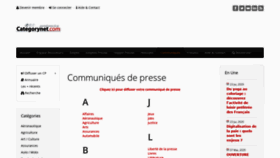What Diffuseruncommuniquedepresse.com website looked like in 2020 (3 years ago)