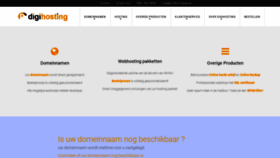 What Digihosting.nl website looked like in 2020 (3 years ago)