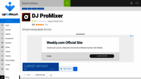 What Dj-pro-mixer.en.uptodown.com website looked like in 2020 (3 years ago)