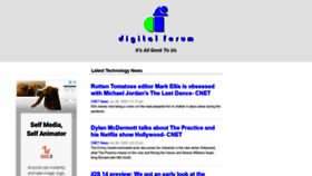 What Digitalforum.com website looked like in 2020 (5 years ago)