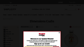 What Dimensions-crafts.com website looked like in 2020 (3 years ago)