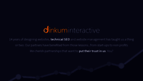 What Dinkuminteractive.com website looked like in 2020 (3 years ago)
