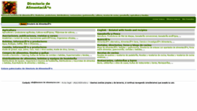 What Directorio-de-alimentacion.com website looked like in 2020 (3 years ago)