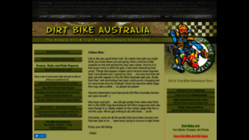 What Dirtbikeaustralia.com.au website looked like in 2020 (3 years ago)