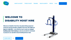 What Disabilityhoisthire.co.uk website looked like in 2020 (3 years ago)