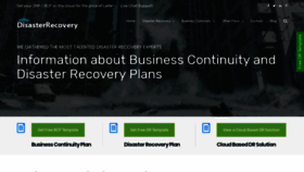 What Disasterrecovery.org website looked like in 2020 (5 years ago)