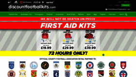 What Discountfootballkits.co.uk website looked like in 2020 (3 years ago)