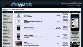 What Divegear.ie website looked like in 2020 (3 years ago)