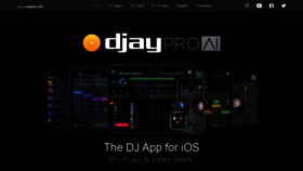 What Djay-software.com website looked like in 2020 (3 years ago)
