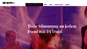 What Djdubi.ch website looked like in 2020 (3 years ago)