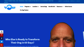 What Dogbehavioronline.com website looked like in 2020 (3 years ago)
