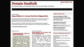 What Domainsmalltalk.com website looked like in 2020 (3 years ago)