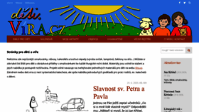 What Deti.vira.cz website looked like in 2020 (3 years ago)