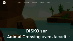 What Disko.fr website looked like in 2020 (3 years ago)