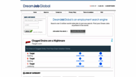 What Dreamjobglobal.com website looked like in 2020 (3 years ago)