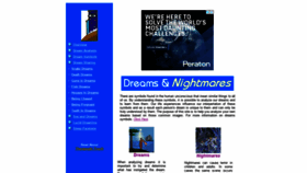 What Dreamsnightmares.com website looked like in 2020 (3 years ago)