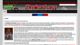What Dreirad.org website looked like in 2020 (3 years ago)